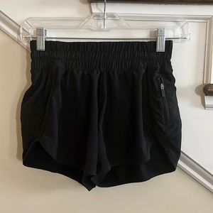 Black Tracker Lululemon shorts